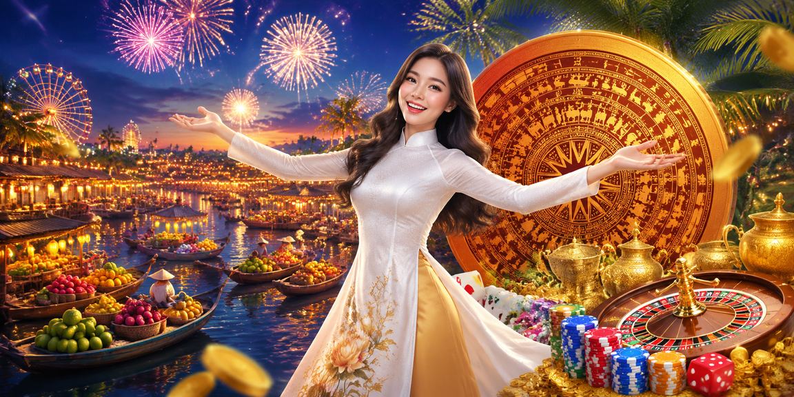 Người chơi miền Tây thưởng thức casino trực tuyến và cá cược trong không khí lễ hội sông Mekong